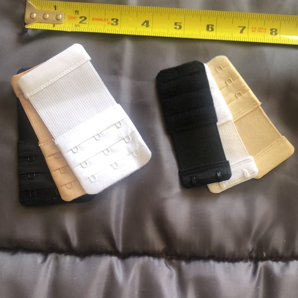 White, nude and black bra back extenders - Picture 2 of 2